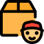 Delivery courier Ikona 64x64