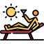 Sunbathing icon 64x64