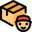 Delivery courier Ikona 64x64