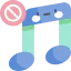 No music Symbol 64x64