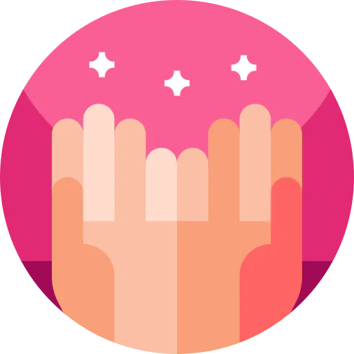 Open hands icon