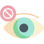 Closed eyes Symbol 64x64