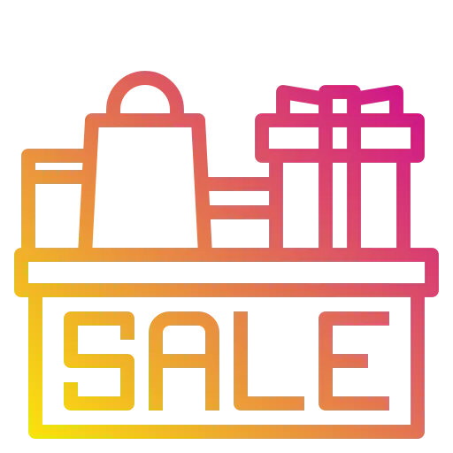 Shopping items icon