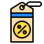 Discount tag icon 64x64