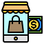 Online shopping icon 64x64