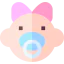 Baby girl icon 64x64