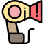 Hair dryer icon 64x64