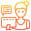 Работа из дома иконка 64x64
