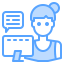 Работа из дома иконка 64x64