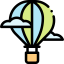 Hot air balloon icon 64x64