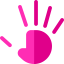 Hand print icon 64x64