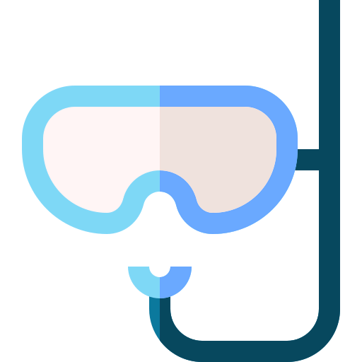 Diving mask icon