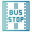 Bus stop icon 64x64