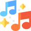 Music notes icon 64x64