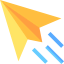 Paper plane icon 64x64