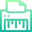 Paper shredder Symbol 64x64