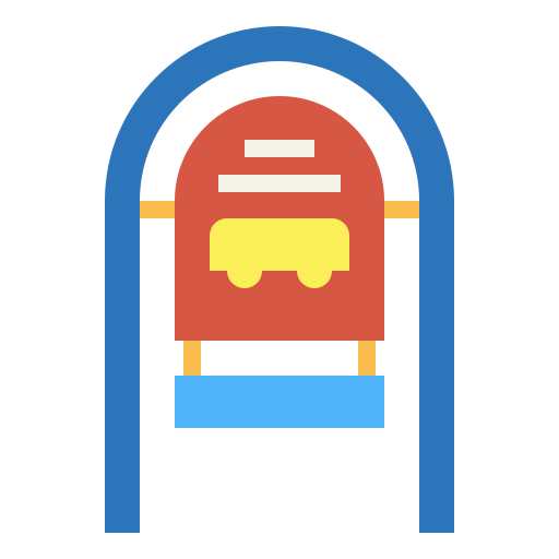 Bus stop icon