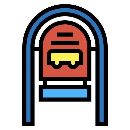 Bus stop icon