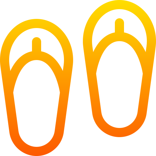 Flip flops icon