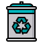 Waste bin icon 64x64