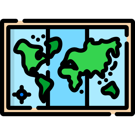 World map icon