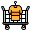 Trolley cart icon 64x64