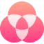 Venn diagram icon 64x64