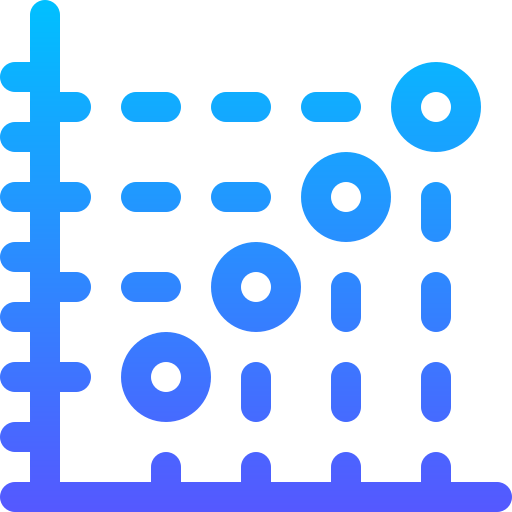 Scatter plot icon