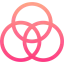 Venn diagram icon 64x64
