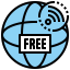 Free wifi icon 64x64