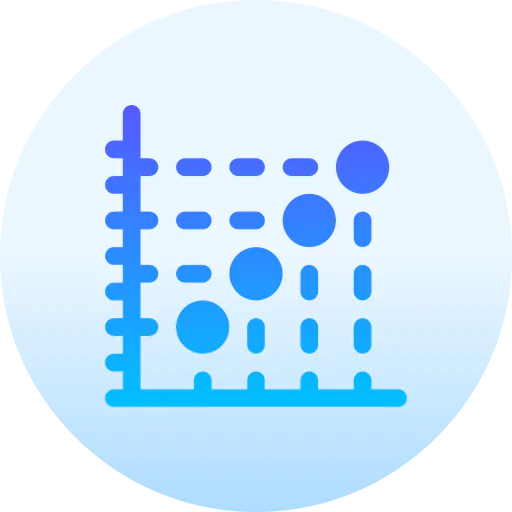 Scatter plot icon