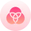 Venn diagram icon 64x64