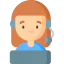 Call center agent icon 64x64