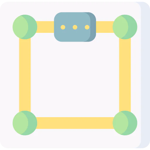 Weight scale icon