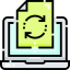 Data synchronization icon 64x64