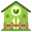 Green house ícono 64x64