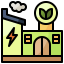 Green factory icon 64x64