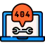 404 error icon 64x64