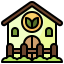 Green house ícono 64x64