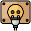 Electric socket icon 64x64