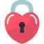 Heart lock Ikona 64x64