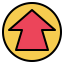 Up arrow icon 64x64