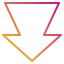 Down arrow icon 64x64