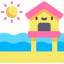 Beach house icon 64x64