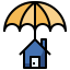 Home insurance icon 64x64