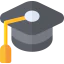 Mortarboard Ikona 64x64