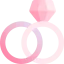 Wedding rings icon 64x64