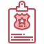 Police badge icon 64x64