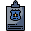 Police badge icon 64x64