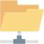 Connected folder icon 64x64